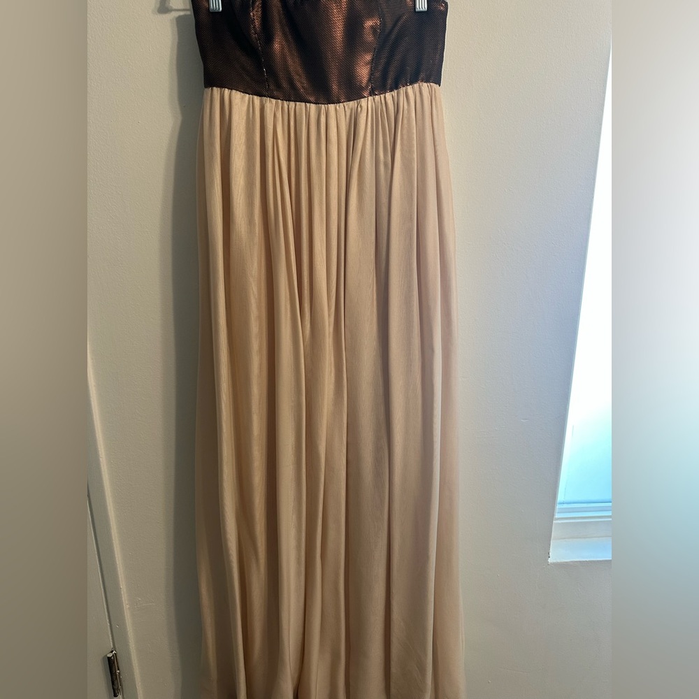 Fendi Cream & Brown Gown